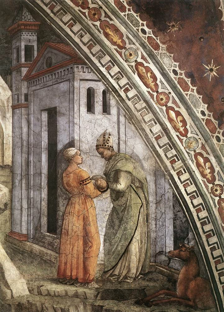 Santo Stefano è nato e sostituito da un altro bambino - Duomo, Prato, dettaglio 1